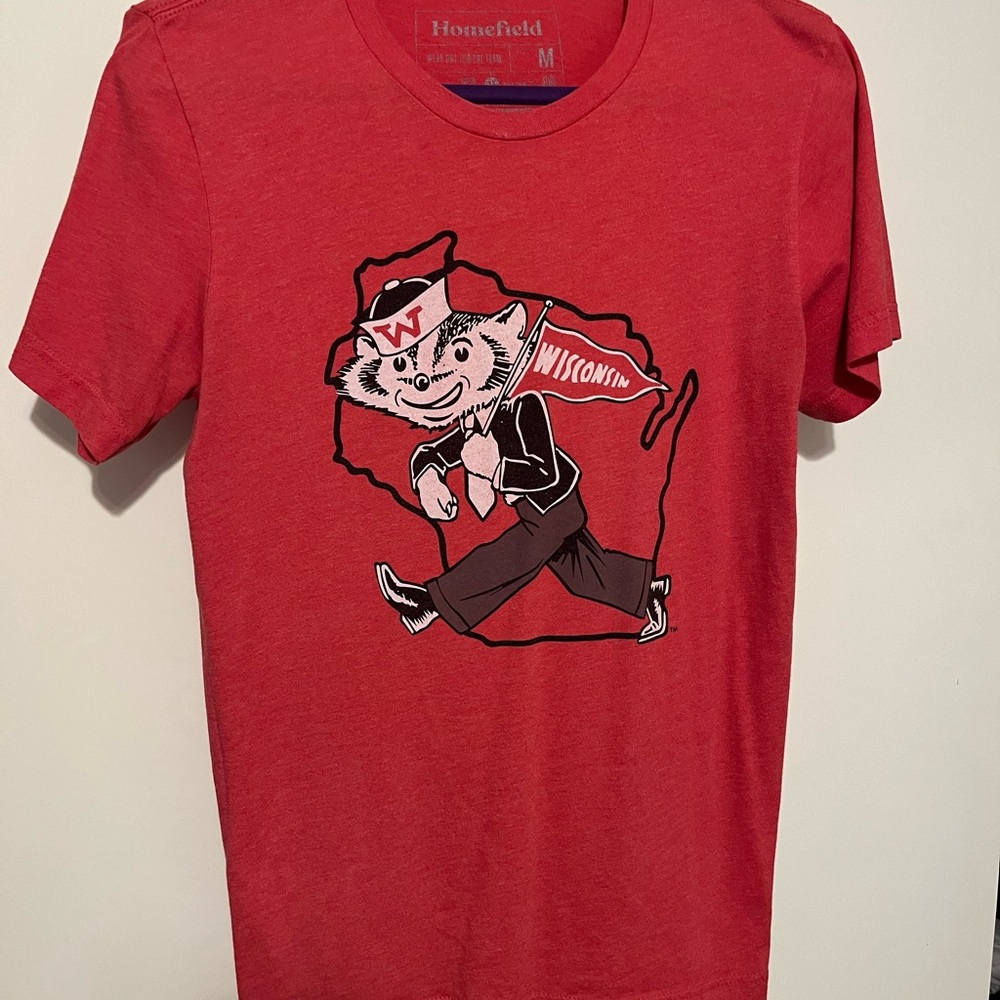 Wisconsin Bucky the Badger T-shirt